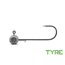 Delphin Tyre 60g #8/0 Grub-tartóval ellátott jigfej 5 db/csg csali