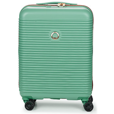 DELSEY PARIS Keményfedeles bőröndök FREESTYLE 4DR CABINE 55CM SLIM Zöld Egy méret kézitáska és bőrönd