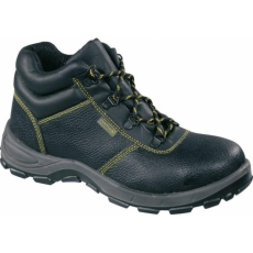 Delta Bakancs Pigmentált kruponbőr kétrétegű PU talp S1P black 38