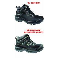 Delta Bakancs Pigmentált kruponbőr kétrétegű PU talp S1P black 44