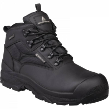 Delta Bakancs Samy S3 SRC bőr kétrétegű PU talp black 43 munkavédelmi cipő
