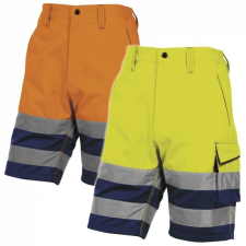 Delta Bermuda Phbe2 HV 5 zseb (80%poliészter 20%pamut) FLUO yellow S láthatósági ruházat