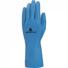 Delta Kesztyű latex pamut bolyhozással 32cm blue 7 védőkesztyű
