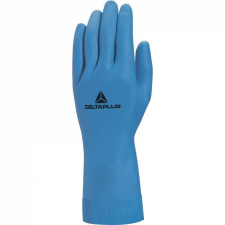 Delta Kesztyű latex pamut bolyhozással 32cm blue 9 védőkesztyű