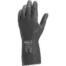 Delta Kesztyű neopren/latex pamut bolyhozással 30cm black 8,5