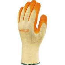Delta Kesztyű PES/pamut/latex orange 8 védőkesztyű