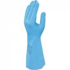 Delta Kesztyű vékony nitril 33cm blue 08 védőkesztyű