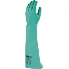 Delta Kesztyű vékony nitril 33cm green 09 védőkesztyű