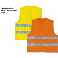 Delta Mellény HV polieszterpárhuzamos csíkokkal CL2 FLUO orange L munkaruha