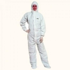 Delta Overál Deltatek 5000 nem szőtt kapucnis antisztatikus (70%polipropilén 30%polietilén) white XL