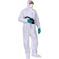 Delta Overál kapucnival white XXL