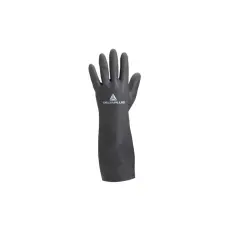 DELTA PLUS TOUTRAVO VE510 pamutbolyhozott neoprén védőkesztyű 38cm fekete -7-8