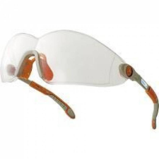 Delta Szemüveg Vulcano narancs/szürke szár polikarbonát páramentes karcmentes clear védőszemüveg