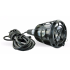 DELUX Kézilámpa 60W IP20, H05RN-F 2x0,75mm2, 5m, fekete, műanyag rácsos (DEL1028) deLux