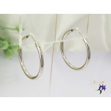  Déna antiallergén karika fülbevaló-rodium fülbevaló