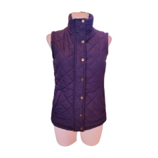  Denim Co. sötétkék steppelt női mellény (méret: 36/S) női dzseki, kabát