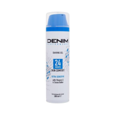 Denim Performance Extra Sensitive Shaving Gel borotvazselé 200 ml férfiaknak borotvahab, borotvaszappan