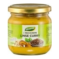 Dennree bio lencse-curry pástétom 180g biokészítmény