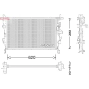 Denso hűtő, motorhűtés DRM09044