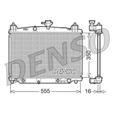 Denso hűtő, motorhűtés DRM44018 autóalkatrész