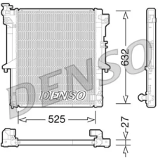 Denso hűtő, motorhűtés DRM45034 autóalkatrész