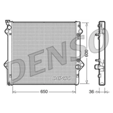 Denso hűtő, motorhűtés DRM50049 autóalkatrész