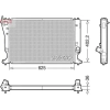 Denso hűtő, motorhűtés DRM50132