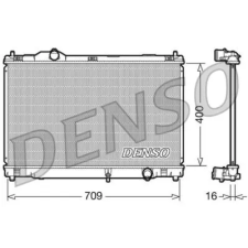 Denso hűtő, motorhűtés DRM51008 autóalkatrész