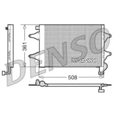 Denso kondenzátor, klíma DCN27004 autóalkatrész