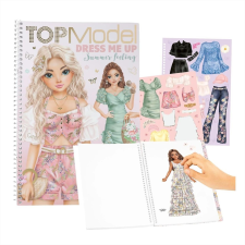 Depesche TOPModel Dress Me Up Summer Feeling nagy matricás könyv kreatív és készségfejlesztő
