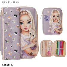 Depesche TOPModel Töltött Tolltartó, Lila KITTY and DOGGY tolltartó