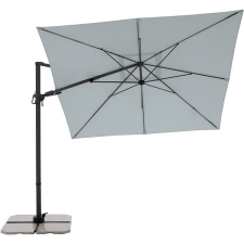 Derby DX kerti napernyő 280 × 280 cm - világosszürke kerti bútor