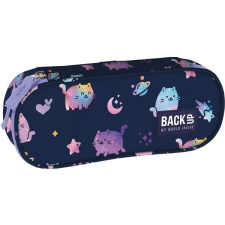 DERFORM BackUp cicás ovális tolltartó - Cosmic Cats tolltartó