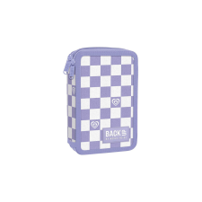 DERFORM BackUp felszerelt emeletes tolltartó - Violet Chessboard (PB6DW29) tolltartó