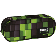 DERFORM BackUp Geometrikus ovális tolltartó - Zöld pixelek (PB6A52) tolltartó