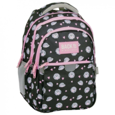 DERFORM BackUp Sünis hátizsák - 3 rekeszes - Édes sündisznók (PLB6P16) iskolatáska