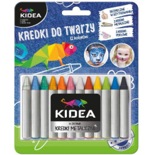 DERFORM Kidea 12 Színű Arcfesték Kréta (KDT12KA) (DERF.KDT12KA) jelmez