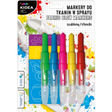 DERFORM Kidea 5 színű textil spray filctoll (MTSSZ5KA) kreatív és készségfejlesztő