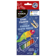 DERFORM Kidea háromszög színes ceruza - 12 db-os színes ceruza