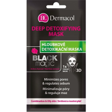 Dermacol Tissue Detoxifying Mask Black Magic 15 ml bőrápoló szer