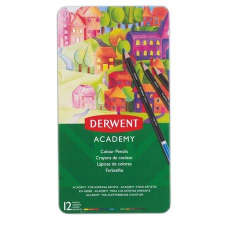 Derwent Színes ceruza készlet,  "Academy", 12 különböző szín színes ceruza