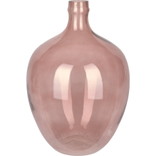  Desert Flower váza üveg 38 cm x 28 cm átmérő rózsaszín dekoráció