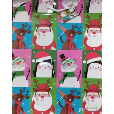 Design Group Karácsonyi ajándéktasak 33x26 cm rózsaszín ajándéktasak