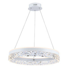  Design LED csillár (25W), fehér színű - meleg fehér világítás