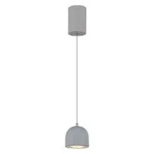  Design LED függeszték (8.5W), szürke színű - meleg fehér világítás