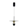  Design LED függeszték (9W) fekete-arany színű - meleg fehér