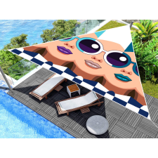  Design napvitorla árnyékoló 3x3M Miami C12 beach kerti bútor