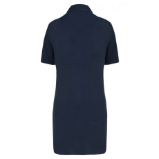Designed To Work Női galléros póló Designed To Work WK209 Ladies’ Short-Sleeved Longline polo Shirt -M, Navy/Oxford Grey