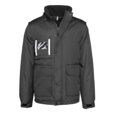 Designed To Work Uniszex kabát Designed To Work WK6106 Detachable-Sleeved Workwear parka -XL, Black női dzseki, kabát