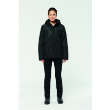 Designed To Work Uniszex kabát Designed To Work WK650 Hooded performance parka -5XL, Black női dzseki, kabát